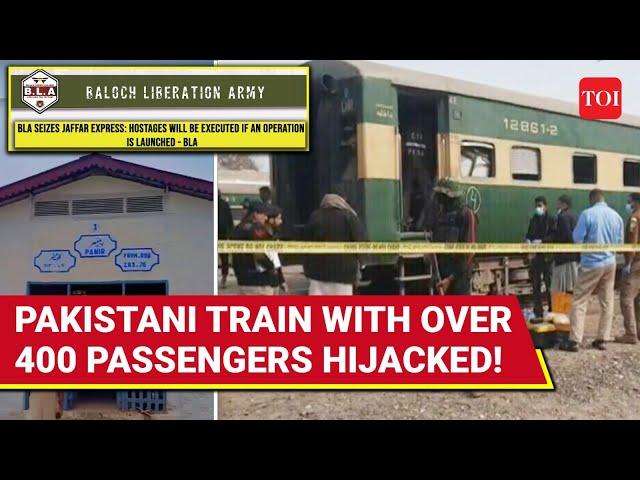 Baloch Fighters HIJACK Pakistan Train, 400 Passengers Taken Hostage; 'Will Execute All...'