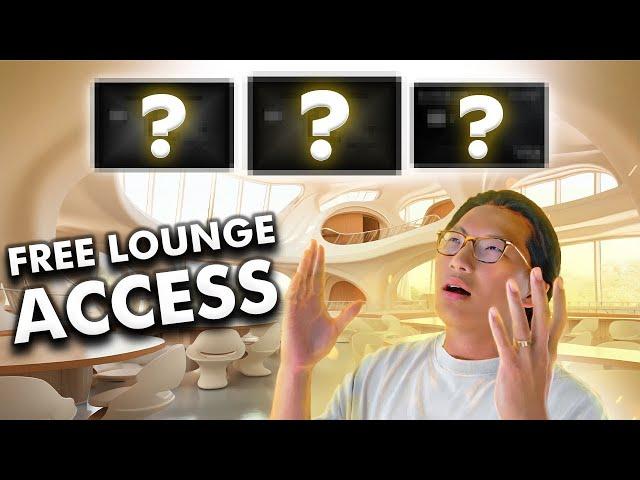 3 BEST Credit Cards for FREE Lounge Access | 2024