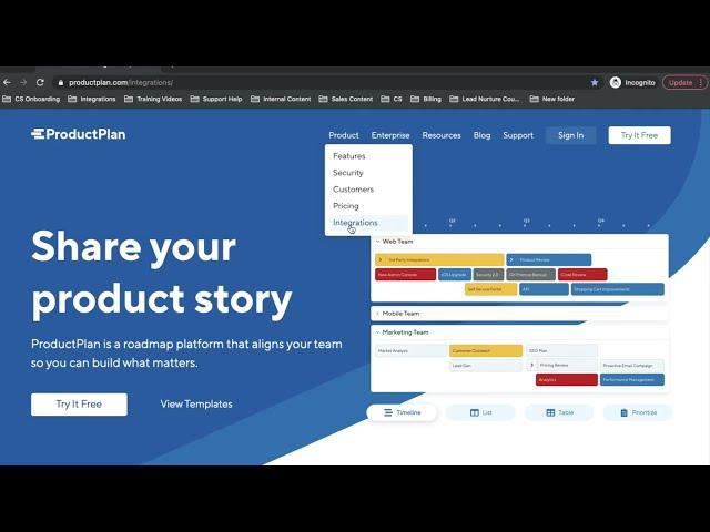 Integrating Jira with ProductPlan