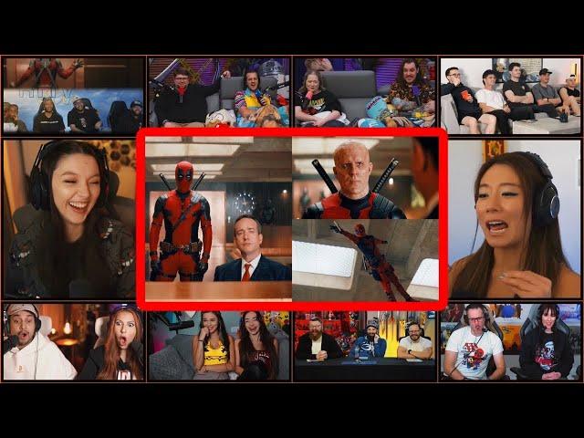 YouTubers React To Deadpool Escape The TVA | Deadpool And Wolverine Movie Reaction Compilation