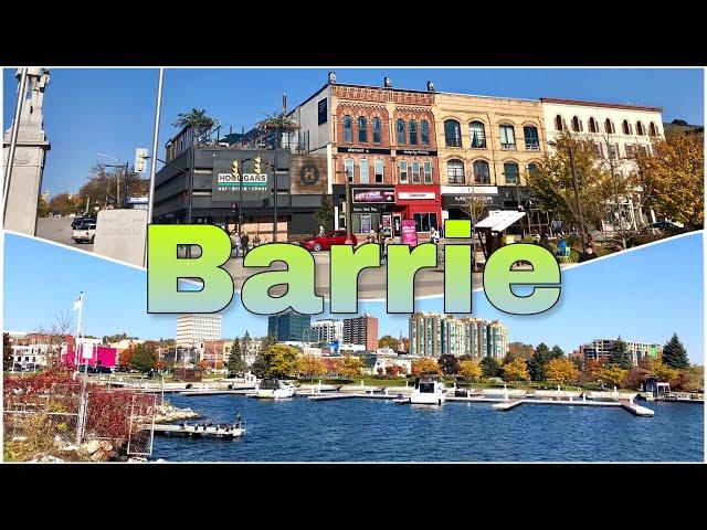 [4K]  Barrie, Ontario  | Downtown | 4K Walking Tour