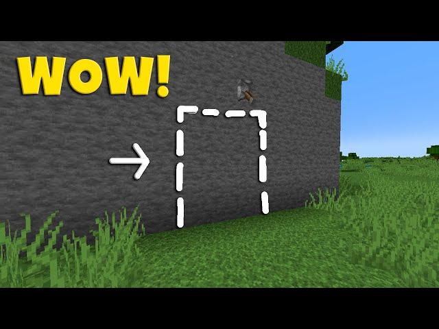 SECRET DOOR TUTORIAL MINECRAFT