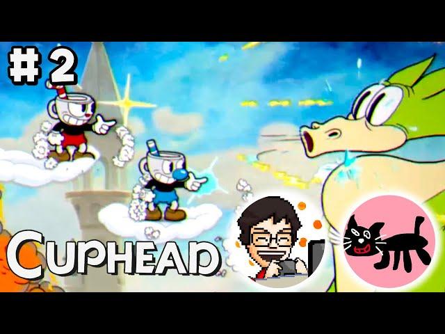 【2人実況】激ムズアクション『Cuphead』で大騒ぎ協力プレイ #2