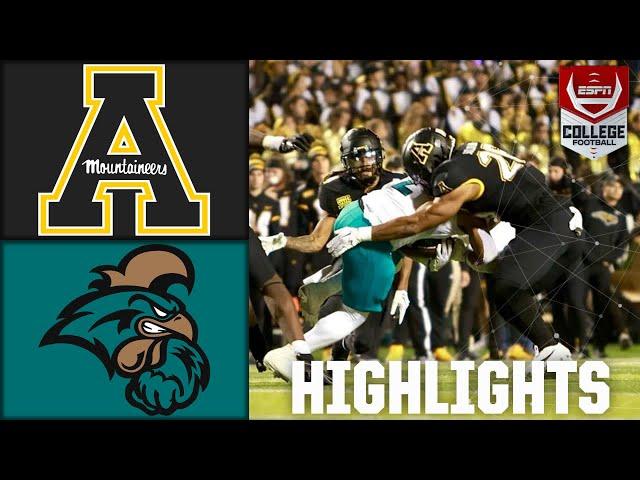 Coastal Carolina Chanticleers vs. Appalachian State Mountaineers | Full Game Highlights