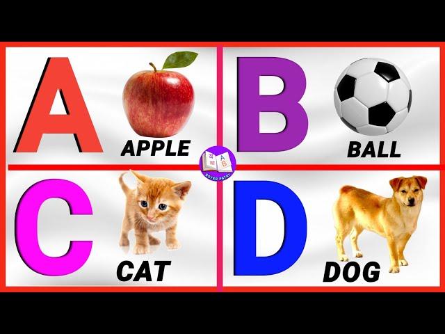 A for Apple Bfor Ball | Abcd Alphabet for Kids | Abcd rhymes | Phonics song