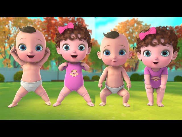 Head Shoulders Knees And Toes + More Kids Songs | NuNu Tv Nursery Rhymes