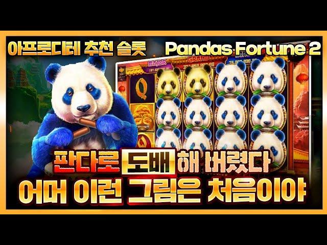 [슬롯][슬롯머신] 10월 21일 판다 포춘 2 Pandas Fortune 2 판다로 도배해 버렸다 어머 이런 그림은 처음이야