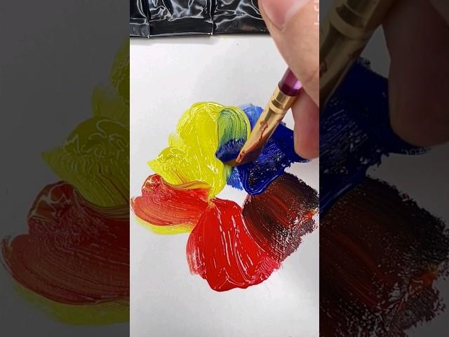 Смешиваю краски ЧЕРНАЯ #colormixing  #black #watercolor #shorts #artvideo