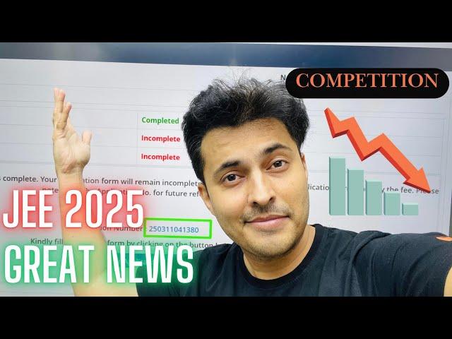 JEE 2025 Good news  NTA Update 20 Nov ️ Surprising Competition in Jan ? Or will it increase!