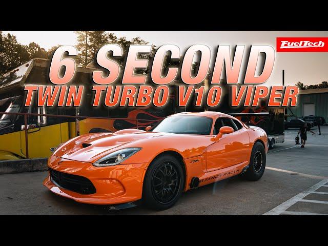 DODGE VIPER with TWIN TURBO V10 by STEVE MORRIS hits our Dyno! | Vengeance Racing & Ned Dunphy