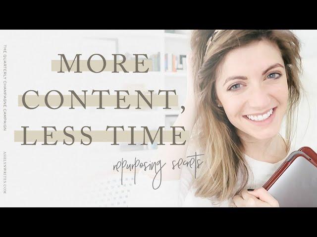 Create a PRODUCTIVE Content Strategy With This Repurposing Content Process