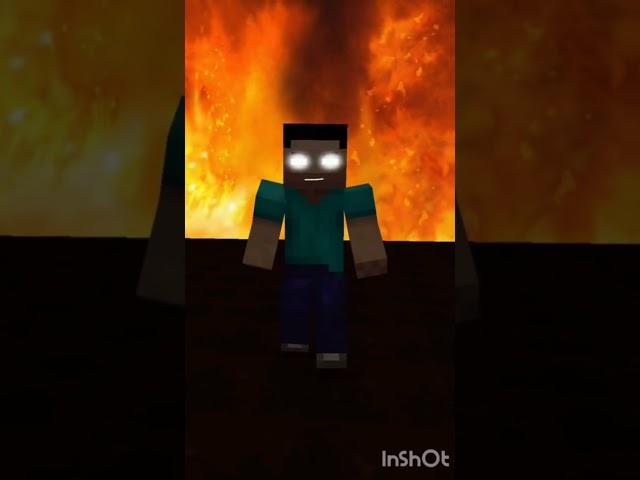 herobrine vs Tanjiro Kamado #minecraft