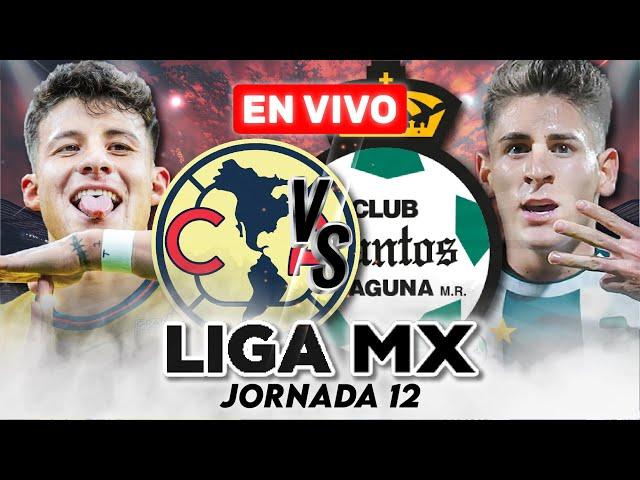 AMÉRICA vs SANTOS  EN VIVO | JORNADA 12 - LIGA MX - APERTURA 2024 | ️ ¡NARRACIÓN TOP!