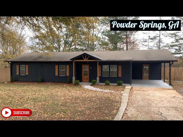 Home for Sale in Powder Springs, GA - 3 Beds, 2 Baths┃Powder Springs, GA
