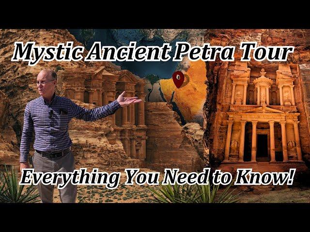 Mystic Ancient Petra Tour! See Its Amazing Sites, The Famous Treasury, & History! Wadi Musa, Jordan!