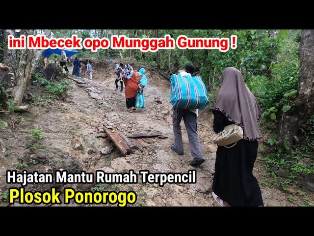 Hajatan Mantu di Rumah Terpencil dan Tertinggi Perbukitan Ponorogo