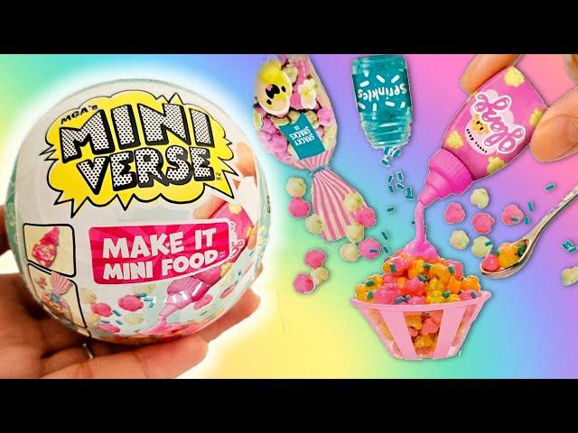 MAKING *MORE* MINI FOOD! MiniVerse Make It Mini Cafe Series 2 Part 2!