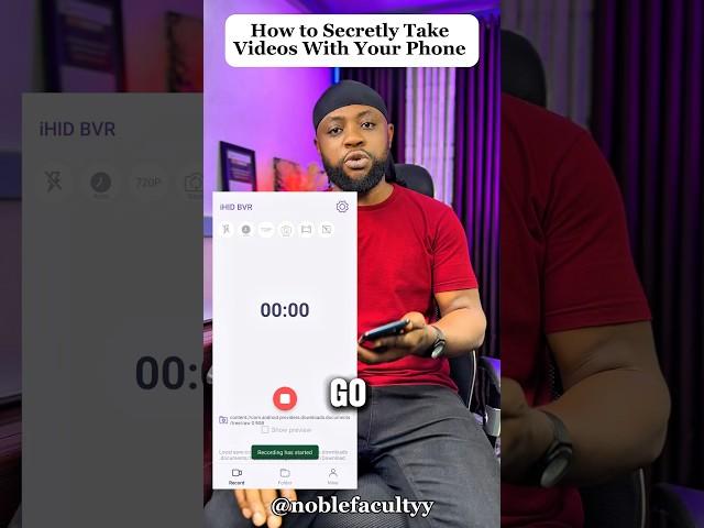 How to Secretly Take Videos With Your Phone. #noblefaculty #technology #techtips #phone #video