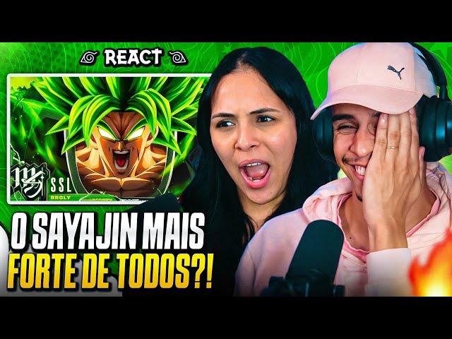 M4RKIM: Broly (Dragon Ball Super) - Super Saiyajin Lendário | [Casal Jounin React] 