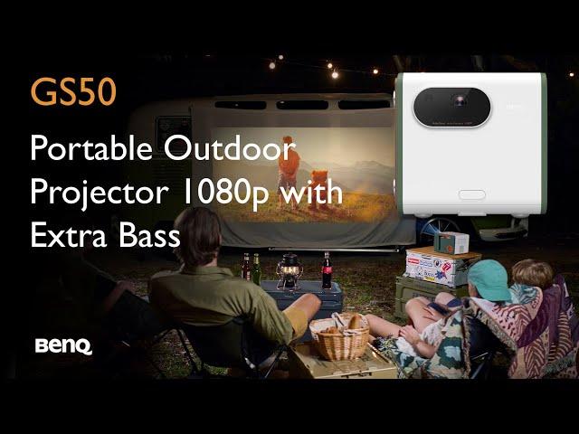 BenQ GS50 Portable Projector with 2.1 Channel Speakers with Extra Bass!!!