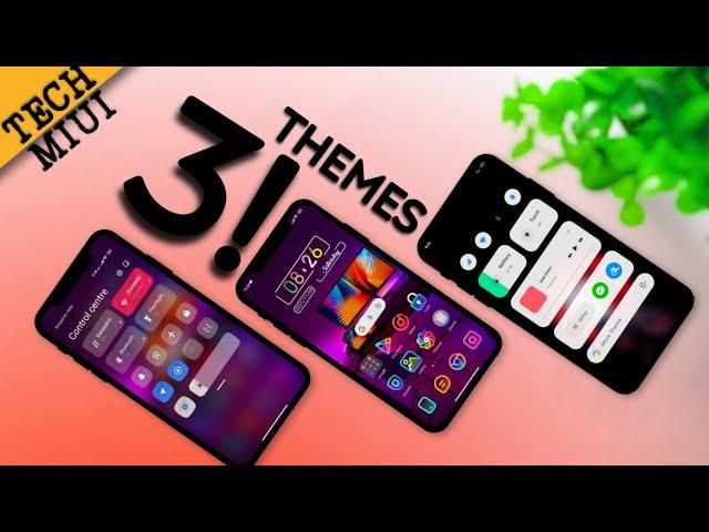 Top 3! Cool Animated MIUI 12.5 Themes | Miui 13 Customization | Control Centre | Xiaomi Phone