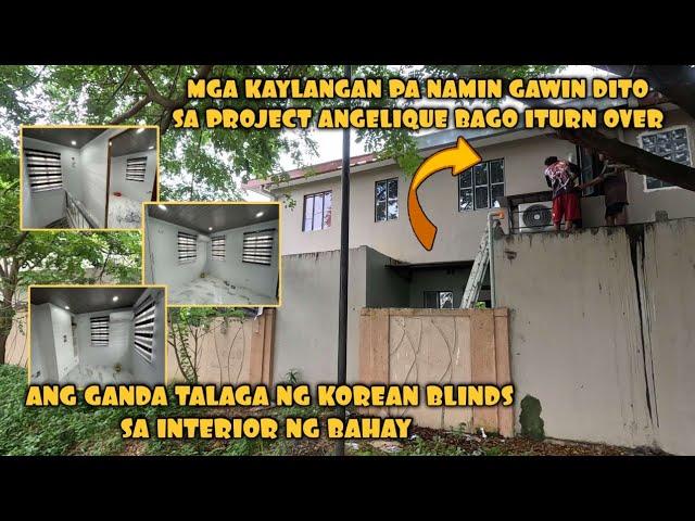 MGA KAYLANGAN PANG GAWIN DITO SA AMING PROJECT + ANG GANDA TALAGA NG KOREAN BLINDS SA LOOB NG BAHAY