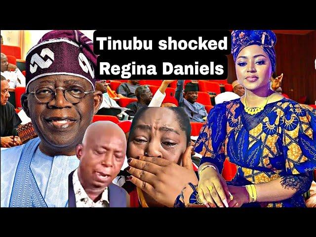 TEARS FLOWS, MAMA REGINA DANIELS IN TEARS AS TINUBU SHOCKED REGINA DANIELS WITH THIS IN ASO-ROCK