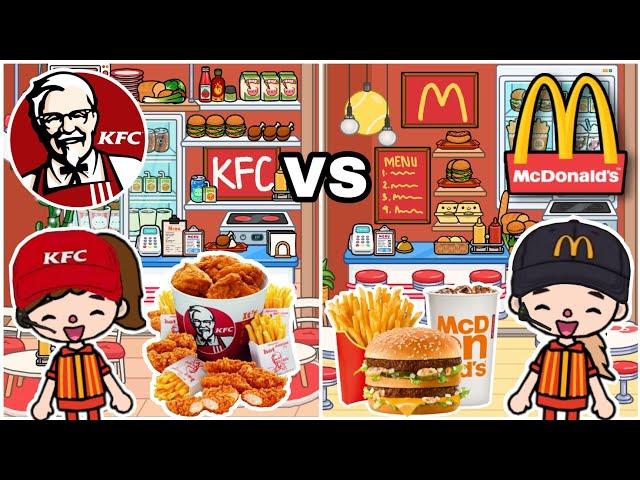 KFC Vs McDonald's In Toca || Toca Life World || Toca Mutiara 