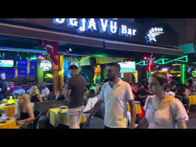  Only +18  Alanya's Hottest Hangout: Alanya Bar Street Adventure 2023【4K】