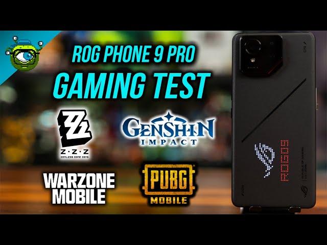 ROG Phone 9 Pro Gaming Test | Zenless Zone Zero, Genshin Impact, PUBG & COD: Warzone