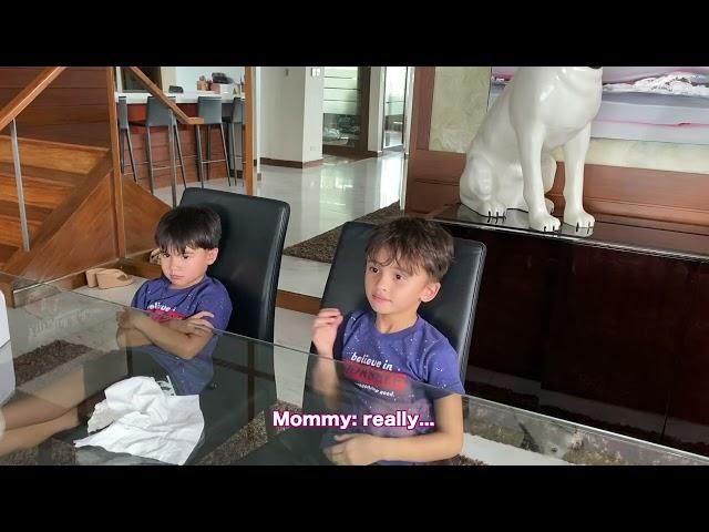 Ryan and Daniel Pinagalitan ni Mommy