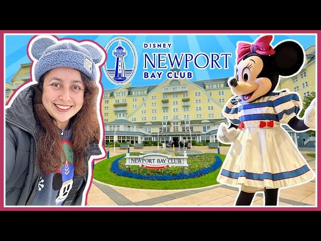 I Stayed at Disney NEWPORT BAY CLUB Hotel | Room Tour, Breakfast & MORE! Disneyland Paris 2025