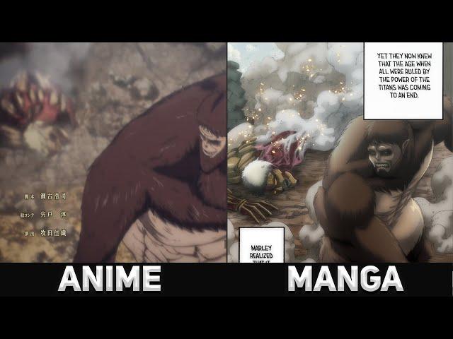 Anime VS Manga - Attack On Titan Season 4