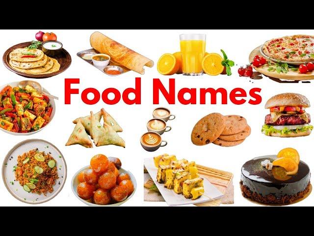 Food Vocabulary for Kids | Food Name | Food Names in English | Names of Food #food #educare #foods