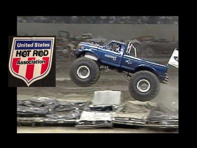 1988 USHRA MONSTER TRUCKS & MUD RACING! LOUISIANA SUPERDOME! BIGFOOT! BEAR FOOT!