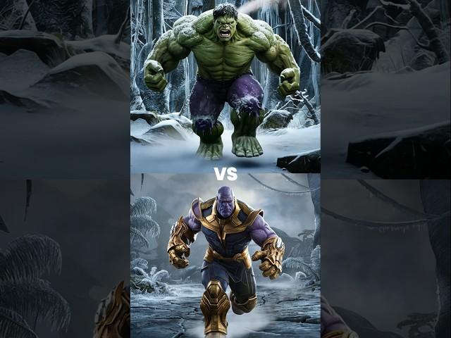 Thanos vs Hulk vs Gaint Creatures (Godzilla, Lion , Dragon, Mummies, yeti, Aliens, whiches)