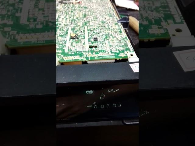 video cassete L26 Panasonic conserto na fonte e mecanismo