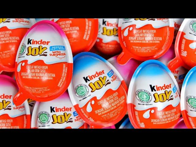 Oddly Satisfying Asmr Kinder Joy | ASMR kinder surprise eggs | Satisfying video with kinder joy