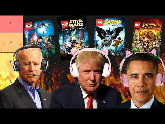 The Presidents Make A Lego Games Tier List