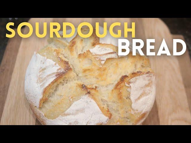 How To Make A Traditional Sourdough Bread Simple And Easy.