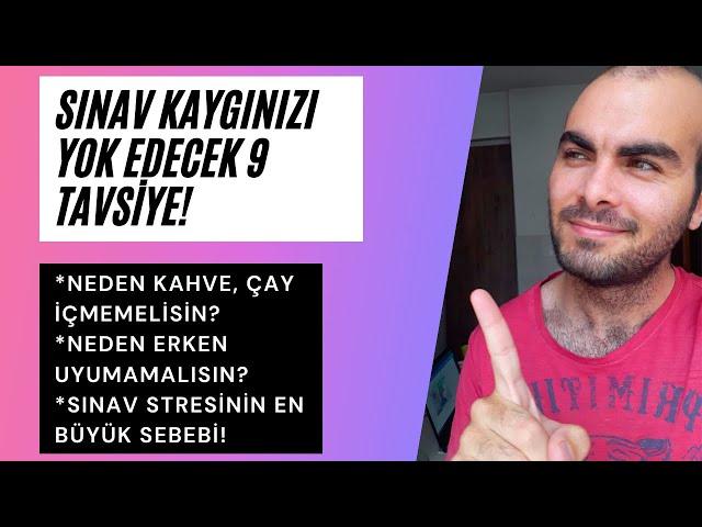 Sınav Anında Stresini Yok Etmen İçin Bilmen Gereken 9 Şey! (Neden Kahve Içmemelisin?...)