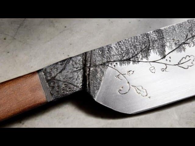 Forging a BEEFY Bushcraft Knife | Knife Making