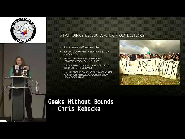 Hack lu 2016 Lightning Talk  Geeks Without Bounds by Chris Kebecka