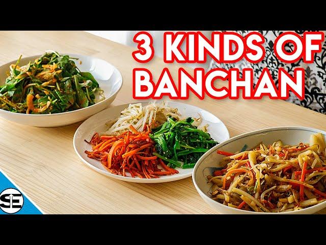 Korean Side Dishes - 3 SIMPLE Side Dishes for A Simple Dinner OR Korean BBQ at Home!