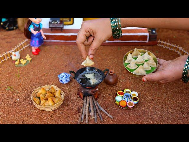 Tiny Chicken Samosa Recipe | Street Food | Indian Recipes | Perfect Samosa | The Tiny Foods