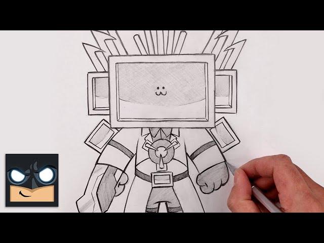 How To Draw Upgraded Titan TV Man | Skibidi Toilet | Sketch Tutorial