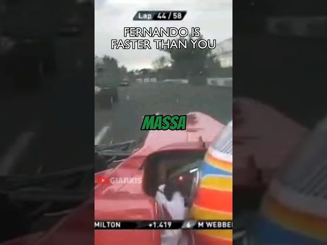 Fernando is FASTER than you  #f1 #shorts
