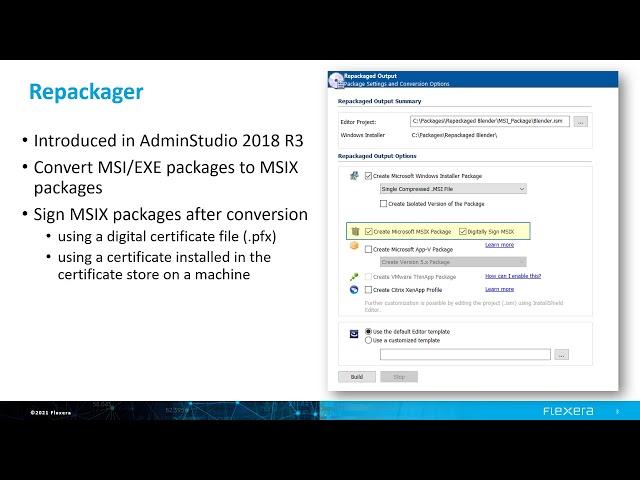 AdminStudio Delivers on MSIX