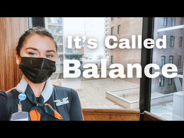 Keeping Balance in San Fransisco || Flight Attendant Vlog