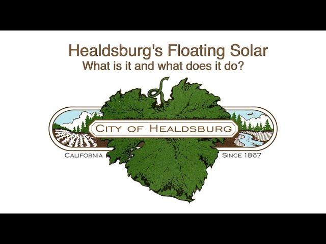 City of Healdsburg Floating Solar Project